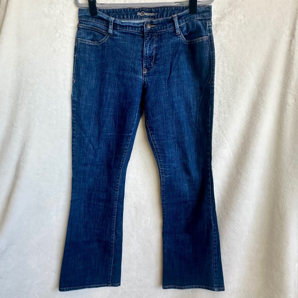 Old Navy The Dreamer Dark Wash Bootcut Flare Stretch‎ Jeans Denim 12 R